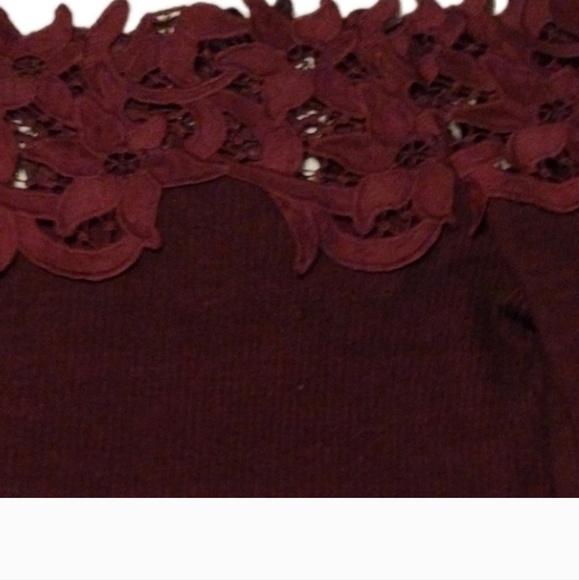 BUCKLE BLACK OFF THE SHOULDER TOP WOMEN'S SIZE L - Picture 6 of 9